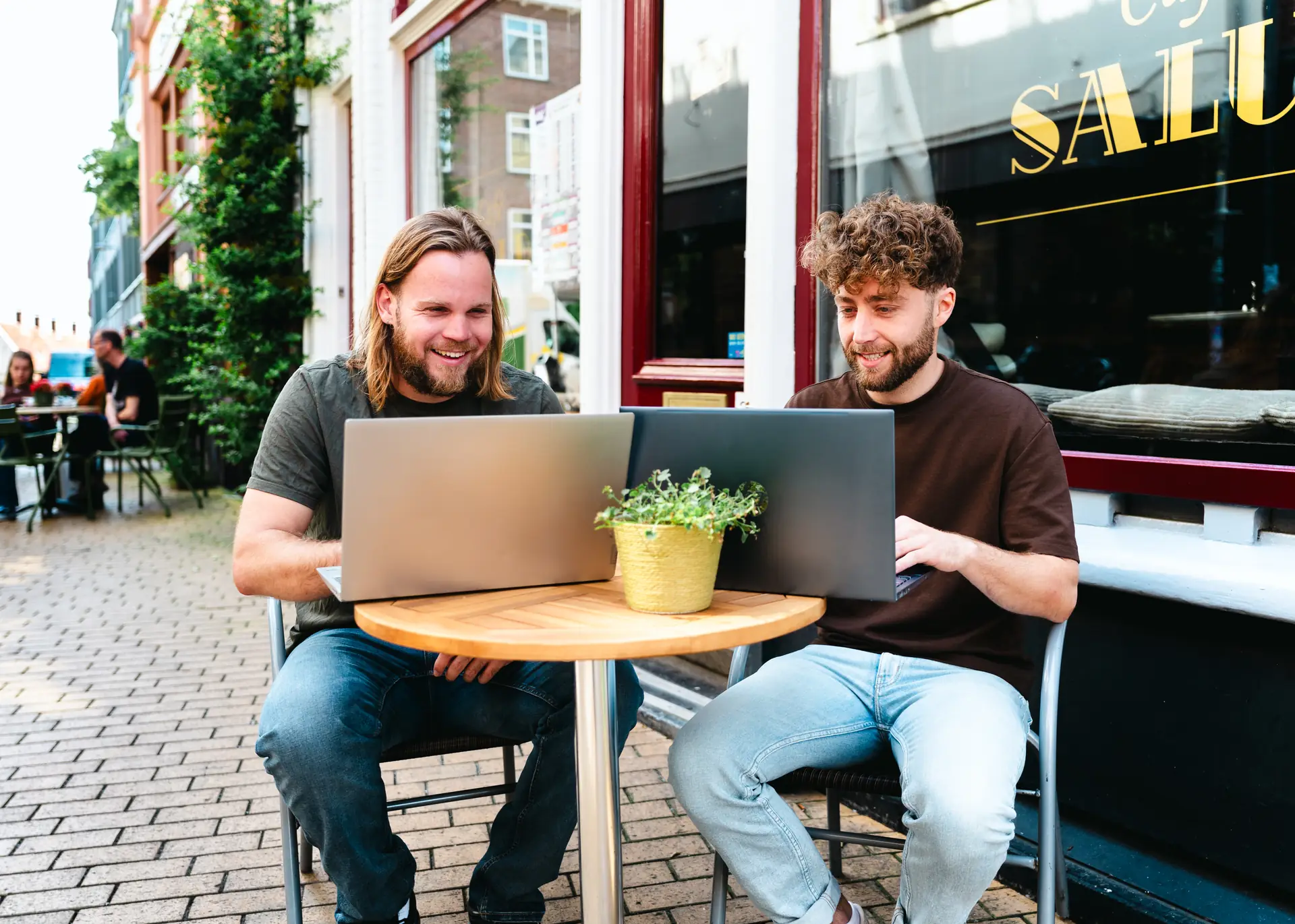 Stijn and Daniël from Boost Your Language teaching Dutch online